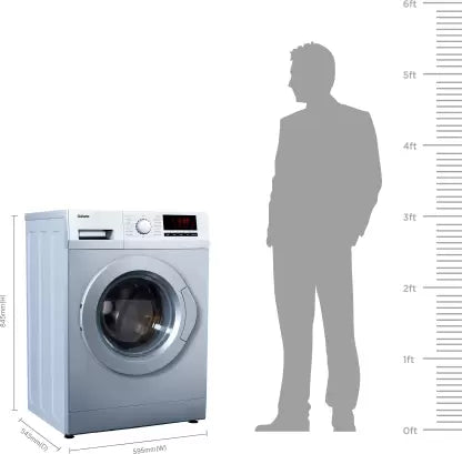 Galanz 7 kg Quick Wash Fully Automatic Front Load Washing Machine with In-built Heater Silver  (XQG70-F712DE)(OPEN BOX) Galanz 7 kg Quick Wash Fully Automatic Front Load Washing Machine with In-built Heater Silver  (XQG70-F712DE)(OPEN BOX)